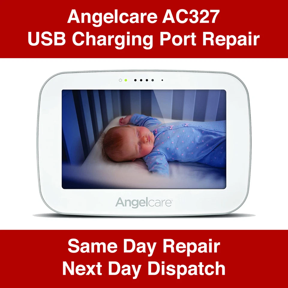 Angelcare AC527 AC337 AC327 Baby Monitor Charging Port Repair Service