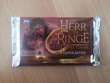 Der Herr der Ringe TCG Booster Topps Die Zwei Türme OVP Sealed Pack 2002 Selten