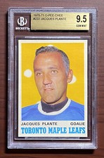 1970-1 OPC Jacques Plante #222 BGS (not BVG) GEM MINT 9.5