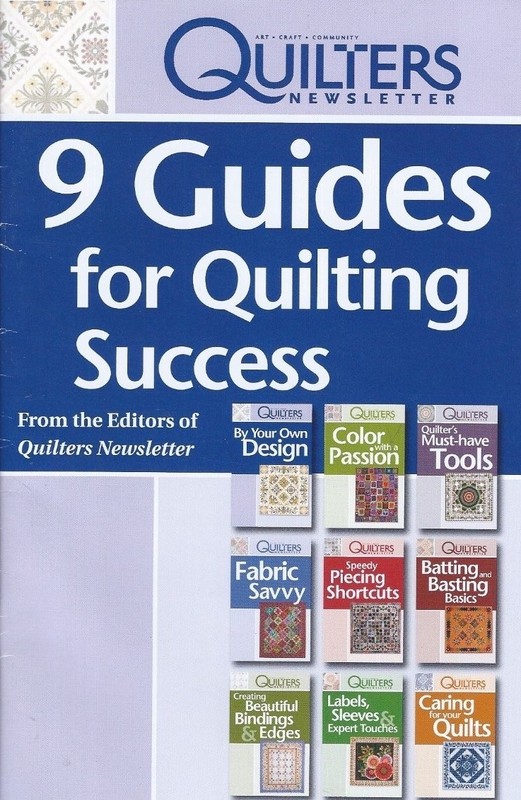 Quilters Newsletter 9 Guides for Quilting Success Booklet Excellent Condition!!