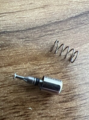 Pusher Button With Gasket Spring For Seiko Vintage Bullhead 6138- 0040