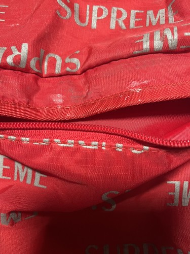 Supreme 3M Reflective Repeat Backpack Red Authentic (HE1032460) | eBay