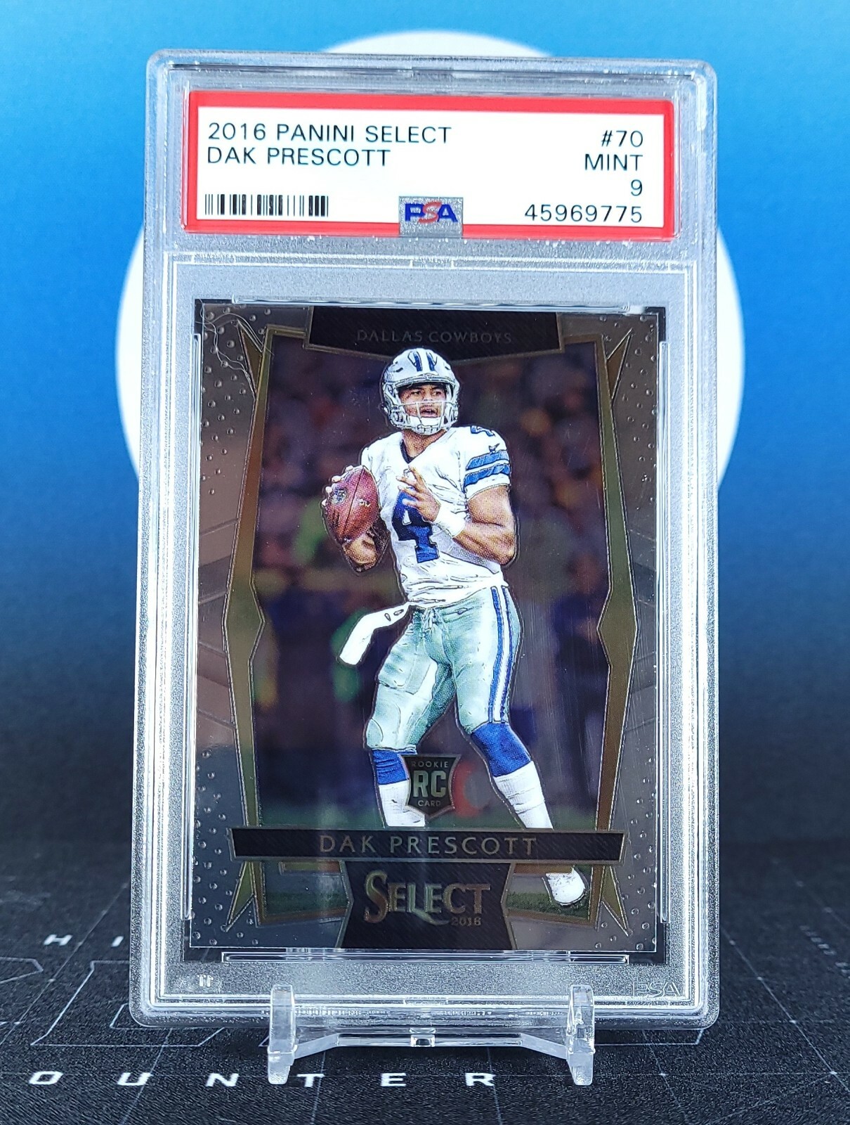 2016 Panini Select 70 Dak Prescott PSA 9 Rookie Cowboys