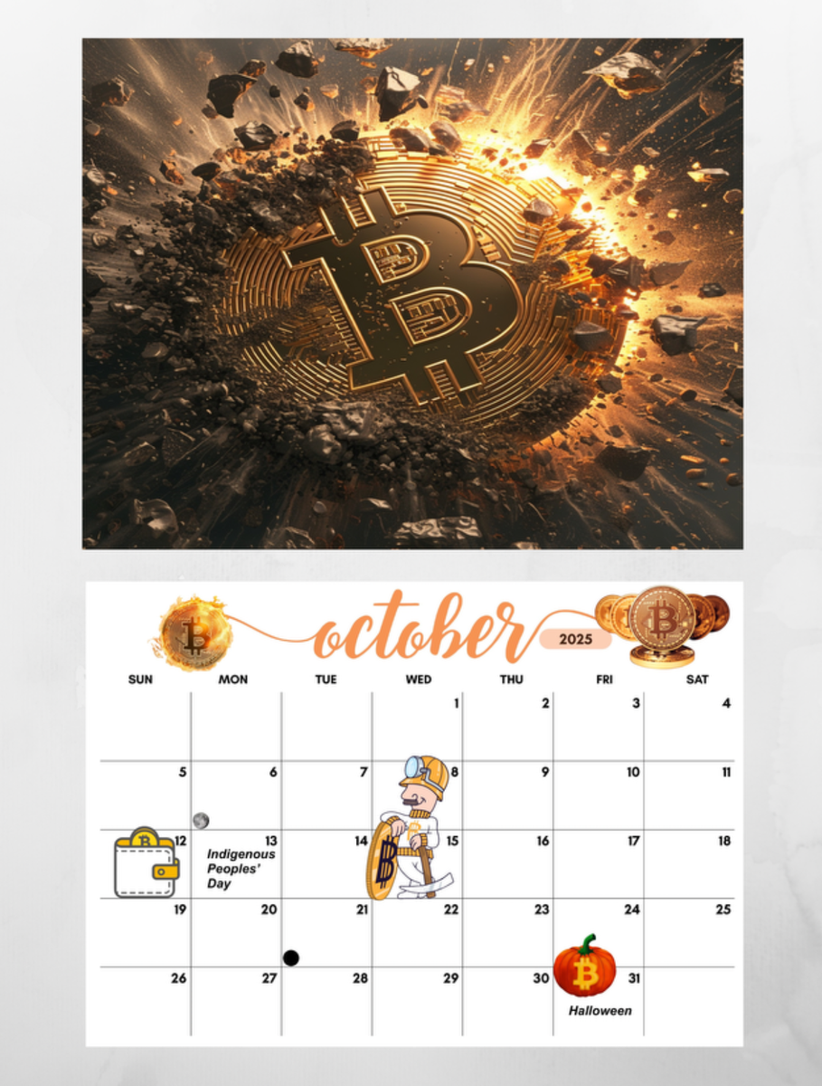 Bitcoin Wall Calendar 2026 | eBay