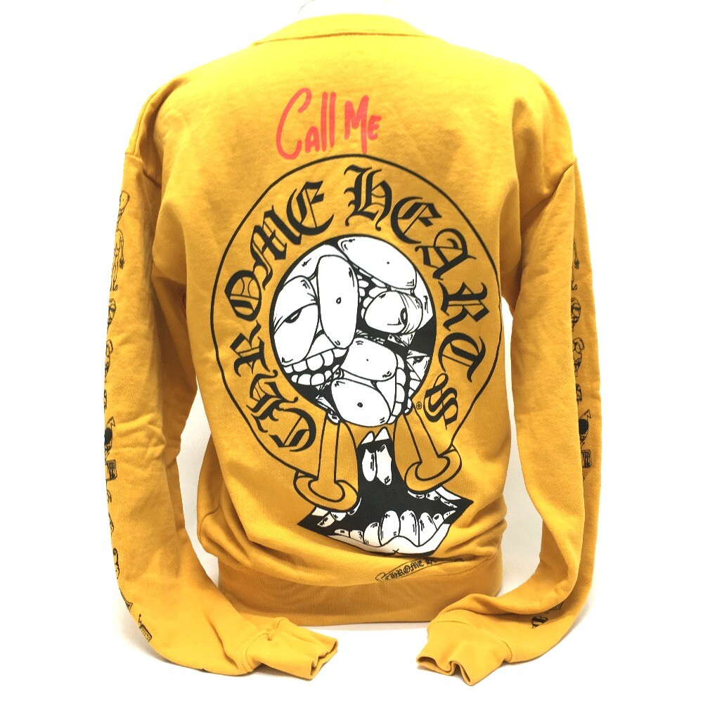CHROME HEARTS x Matty Boy PPO Mustard LS Long Sleeve Trainer Sweat