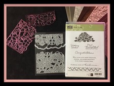 Stampin' Up FLORAL PHRASES Stamps DIES LOVE YOU ALWAYS DSP 491