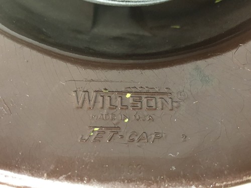 Vintage Wilson Jet-Cap Hard Hat Safety Helmet Painted Brown - 第 7/7 張圖片