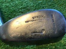 Antique Vintage TOM STEWART SLAZENGER MASHIE NIBLICK Long Hosel FLAT SOLE SMF