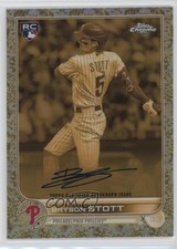 2022 Topps Gilded Collection Cast in Gold /199 Bryson Stott #CGA-BS Auto 1q5k
