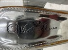 Wild Rose Womens Silver Leather Peep Toe Slip On Stiletto Strappy Heels Size 8.5 — photo 7