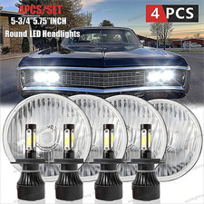 4pcs For Chevy Impala El Camino 5.75 5-34led Headlights Hilo Beam 6000k 4pcs For Chevy Impala El Camino 5.75 5-34led Headlights Hilo Beam 6000k