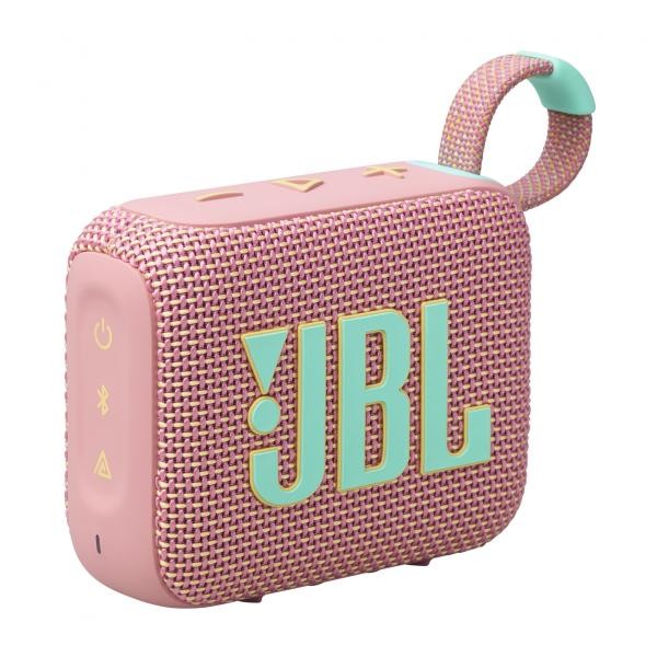 Speaker Bluetooth JBL GO 4 Rosa - Audio Potente e Design Mini JBLGO4PI