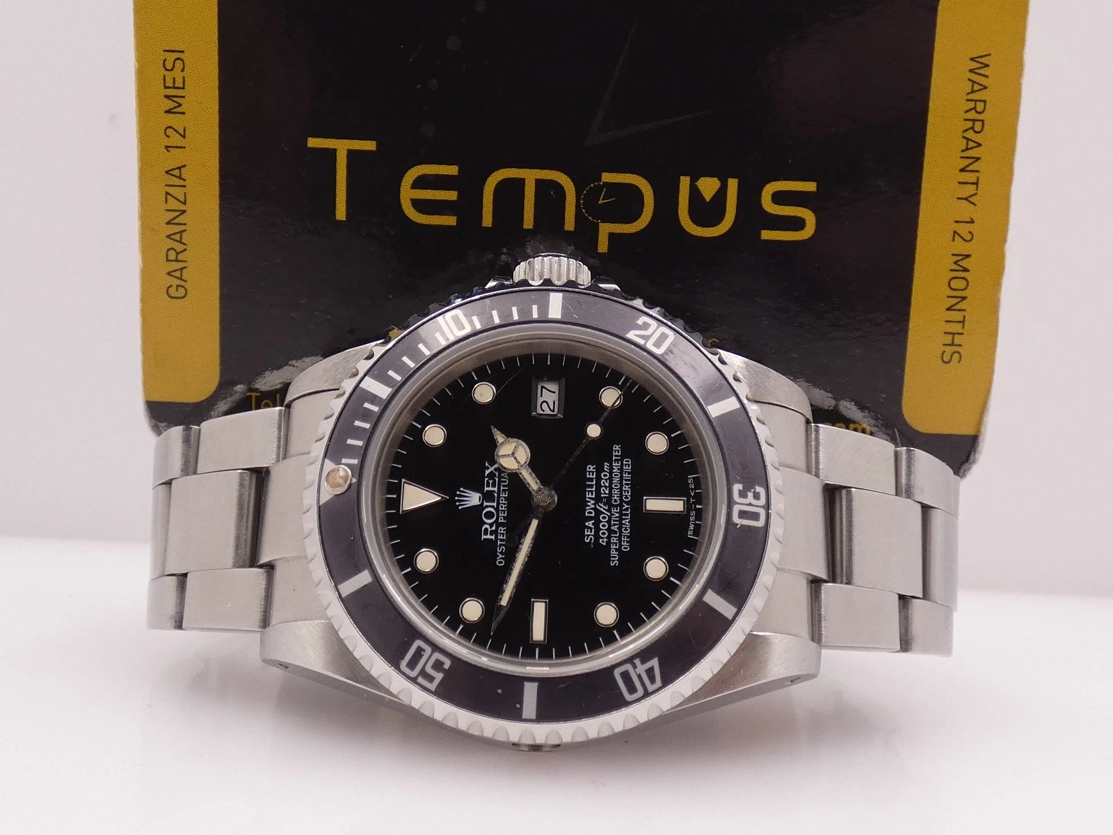 Rolex — ROLEX SEA-DWELLER 16660 HALZENUT SPIDER DIAL FADED BEZEL 1983 TOP AUTOMATIC