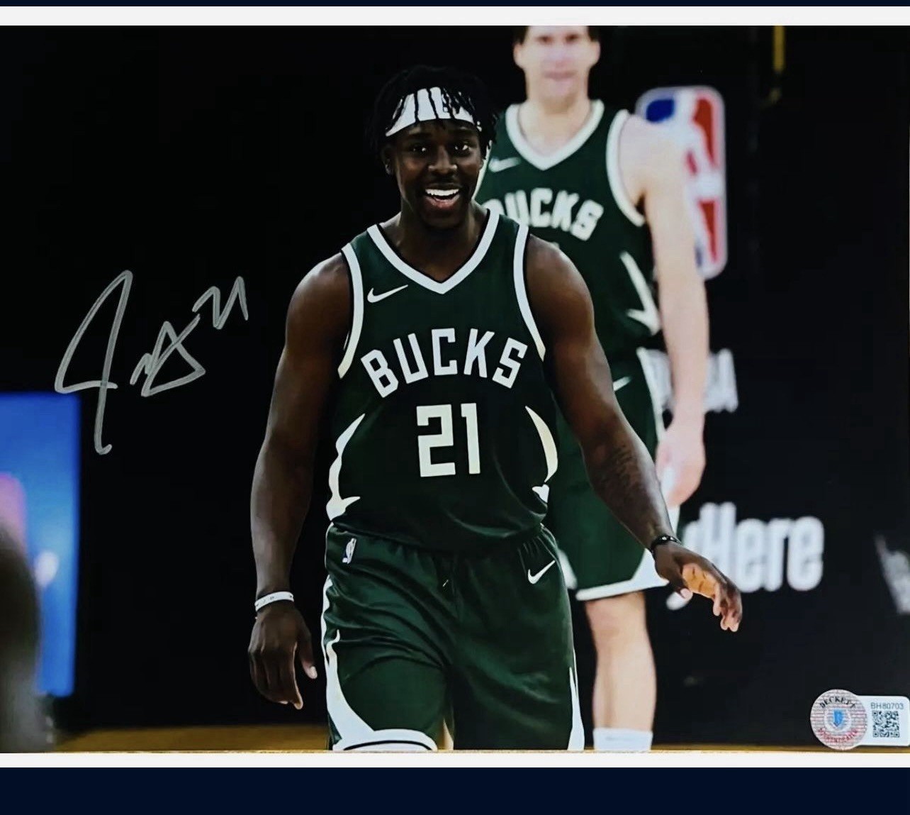 Jrue Holiday Autographed Signed BAS COA 8x10 BASKETBALL PHOTO 