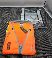 Radians SV55-2ZOD-L Large Class 2 Heavy Woven Engineer Vest Orange Reflective