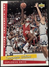 1993-94 Upper Deck Signature Moves Dominque Wilkins #240 Atlanta Hawks Card!
