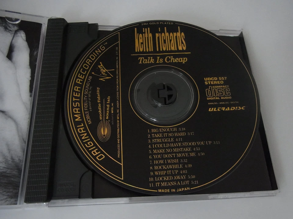 Keith Richards   /  Talk is Cheap    MFSL  CD   ( 24 Karat Gold )  Japan - Bild 3 von 4
