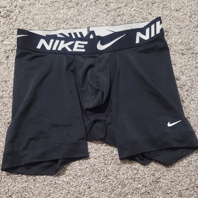 NWOT NIKE ESSENTIAL MICRO DRI-FIT BOXER BRIEF MENS SMALL in BLACK