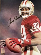 Jerry Rice Autographed Signed 8x10 Photo W/ Jerry Rice Holo COA 49ers