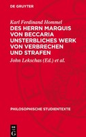Karl Ferdinand Hommel | Des Herrn Marquis Von Beccaria Unsterbliches Werk Von...