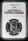1956 Franklin Proof Half Dollar Type 1 50c NGC PF67