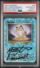 Meowth Legendary Collection Reverse Foil #53 Matthew Sussman Signed PSA 7 AUTO