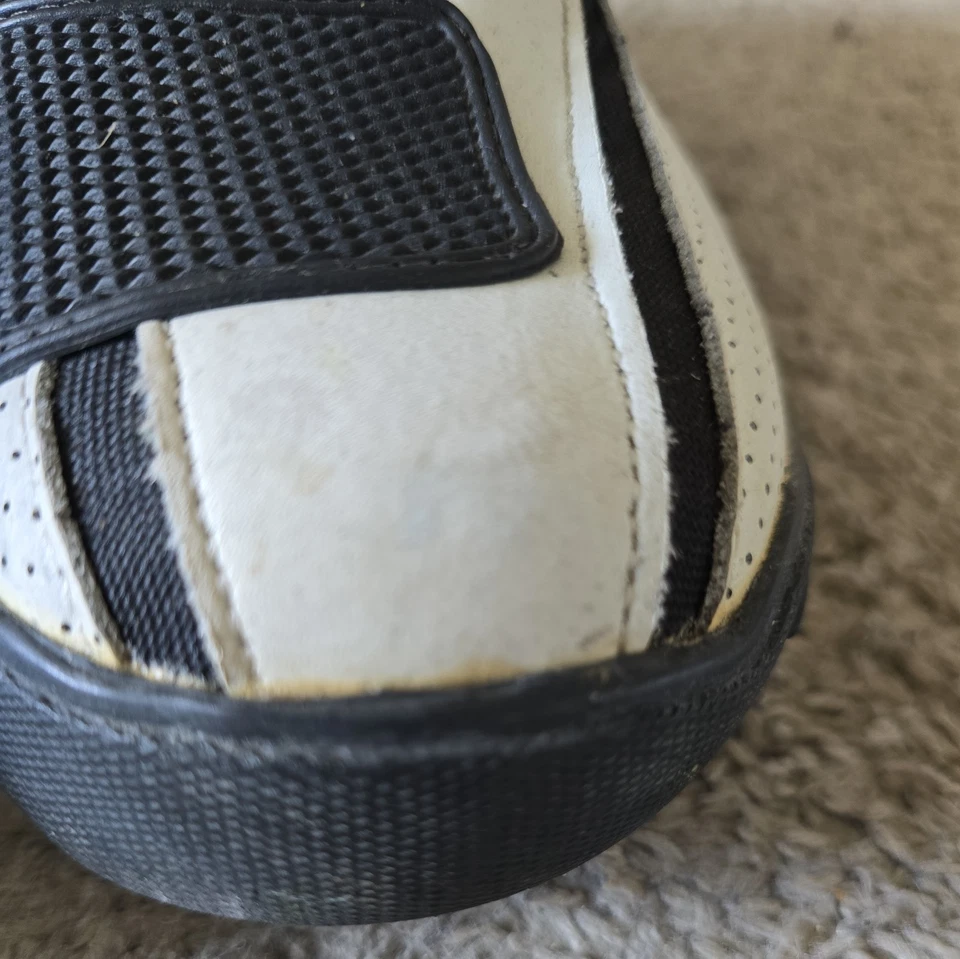 Zapatillas Moto Velocidad Y Fuerza Momento De La Verdad Blanco Y Negro Talla 12 Foto 2 de 4