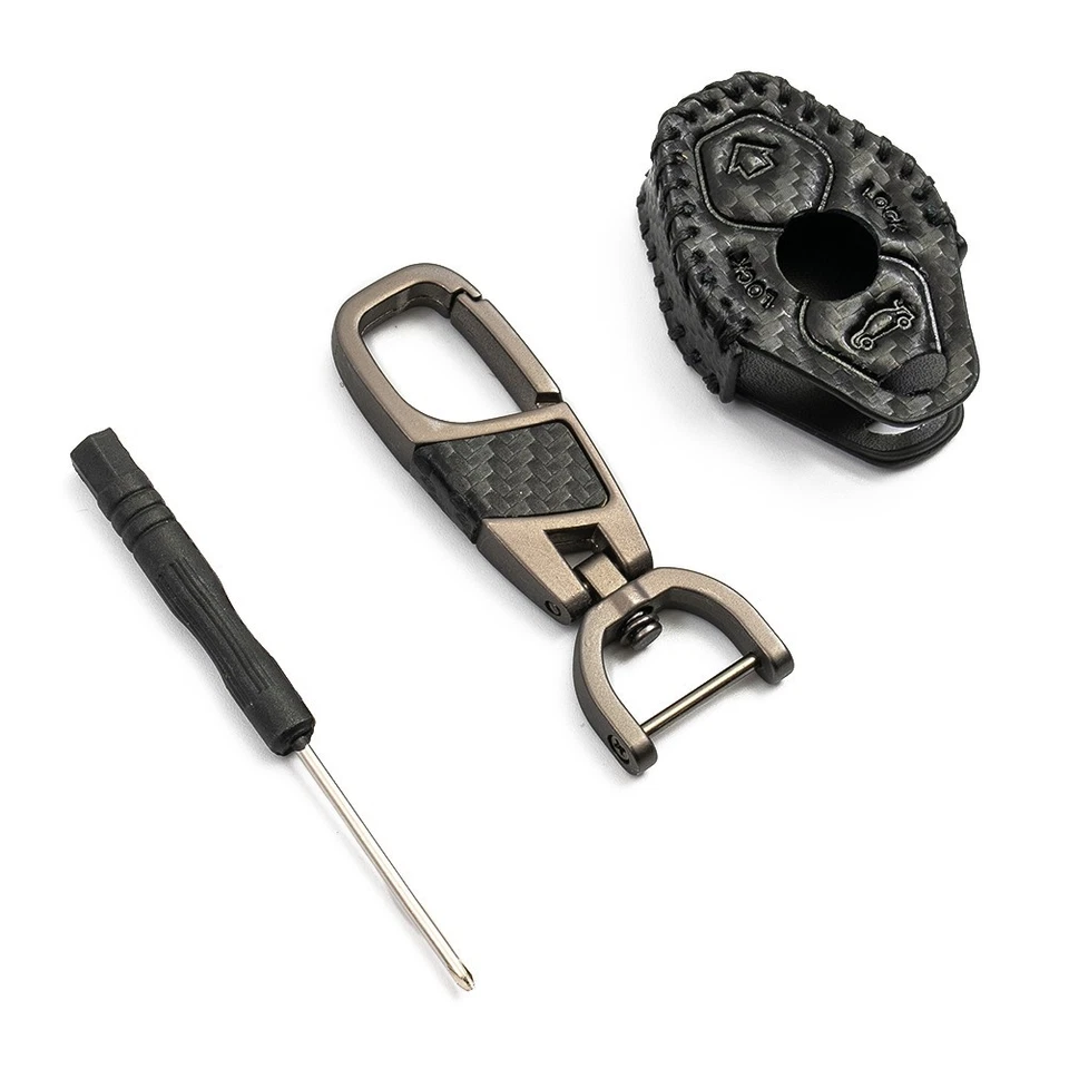 Carbon Fiber Car Key Case For M3 E38 E39 E46 E53 E60 E61 E83 E85 & E86 - Image 3 of 4