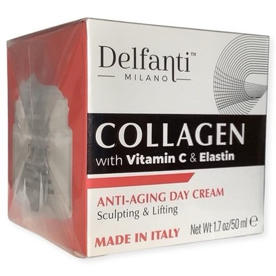 Delfanti Collagen With  Vitamin C & Elastin Anti Aging Day Cream Sculpt & Lift