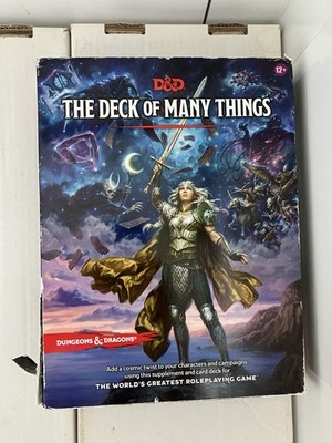 D & D - The Deck of Many Things. Dungeons & Dragons New & Sealed, But Ex Display