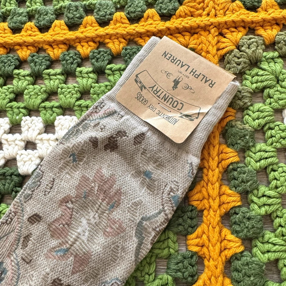 NUEVO Calcetines de vestir vintage Polo Ralph Lauren para hombre algodón Pima talla única 10-13 nuevos con etiquetas Foto 2 de 4