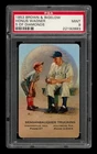 1953 Brown & Bigelow Wagner Baseball 9 of Diamonds Honus Wagner #NNO PSA 9