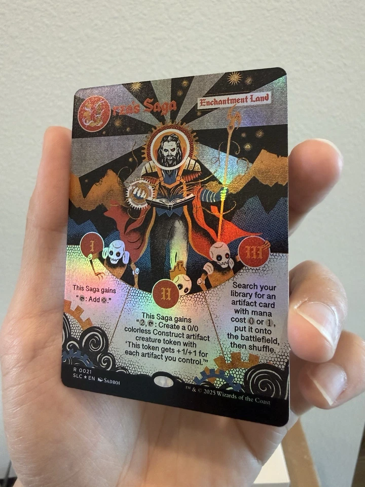 Urza’s Saga #21  FOIL - MTG Secret Lair Countdown Kit Encyclopedia of Magic - Image 3 of 4