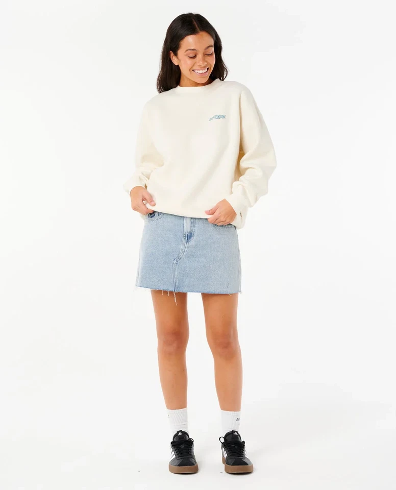 Rip Curl Neon Diamond Heritage Crew Pullover - S - Neu - Bild 2 von 4