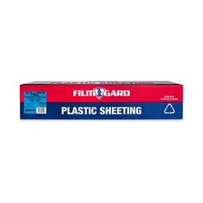 Film-Gard 4 mil Black Polyethylene Plastic Sheeting 10x100 ft