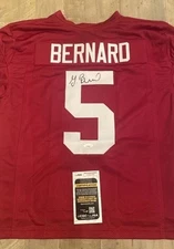 PRE-ORDER Germie Bernard Signed Custom Alabama Jersey. Size Youth XL. JSA COA