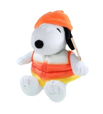 New 2024 Peanuts SNOOPY Candy Corn Puffer Plush, 10 in stuffed animal