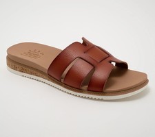 Skechers Bobs Desert Kiss Vegan Slide Sandals-Peak Look-Chestnut-7.5M A677465 PO