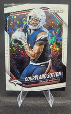 Courtland Sutton 2025 Panini Prizm #163 White Disco Denver Broncos
