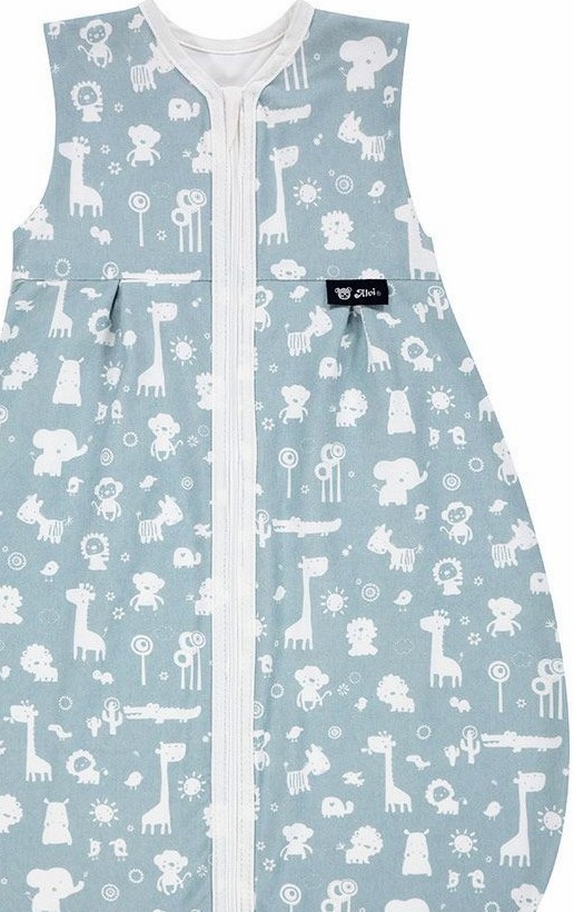 NEU Alvi Kugelschlafsack Gr. 130 Mäxchen Light zootiere , ALVI Schlafsack blau