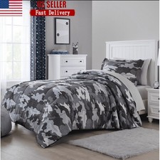 5-Piece Twin Camouflage Bedding Set W/ Storage Bag Soft Microfiber Comforter New
