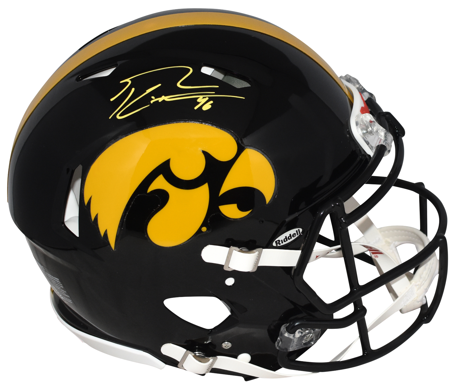 George Kittle Autographed Signed Iowa Hawkeyes AUTHENTIC SPEED HELMET BECKETT 