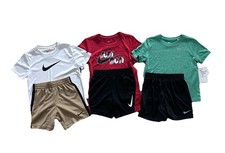 Nike Boys 4T Dri-FIT 2-Piece Outfit Sets Lot of 3 NWT Shorts  Tees Athletic