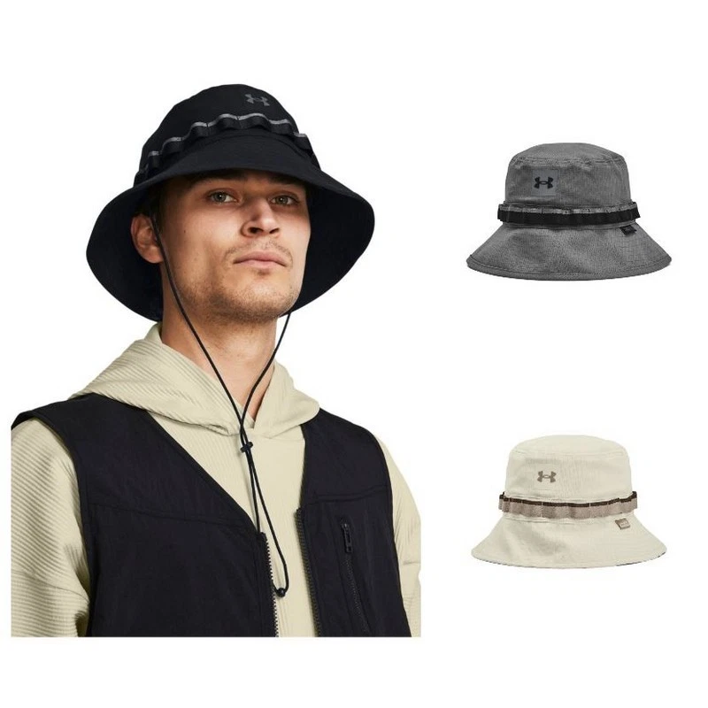Under Armour 1383434 Men's UA Iso-Chill ArmourVent Bucket Hat Headwear Cap