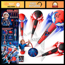 Outdoor Rocket Launcher for Kids, 4 Stomp Rockets  Air Pump, Fun Toys for Ages