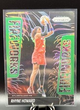 2025 Panini Prizm WNBA - Fireworks Rhyne Howard #5 Green Prizm