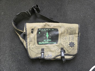 Used Fallout Bioware Pipboy Pip Boy Messenger Bag Backpack Sack Vault VHTF 2015