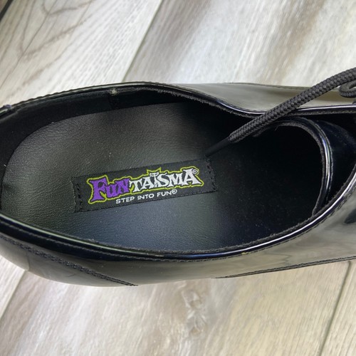 Funtasma Boots Mens Size M 10-11 Black Floating Fish Heels Oxford Men PIMP02 - Picture 11 of 13