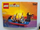 LEGO Castle: Black Knights Boat (1547) - w/ Instructions 1993 System