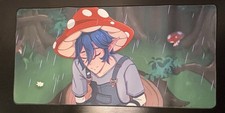 XXL Gaming Mouse Pad Rainy Forest Elf Boy 35  x 15  Brand New